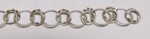 Judy Larson's Jumbled Lacy Chain - , Contemporary Wire Jewelry, Butane Torch, Soldering, Solder, jumbled lacy chain necklace